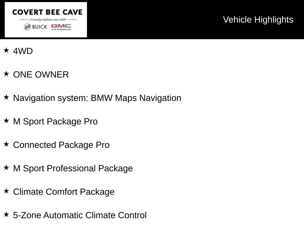 Used 2024 BMW X7 M60i w/ Climate Comfort Package AWD/4WD image 6