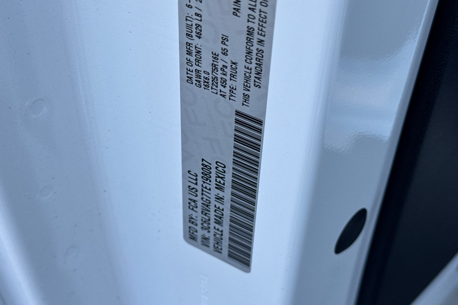 New 2026 RAM ProMaster 1500 w/ Quick Order Package 22G SLT FWD image 25