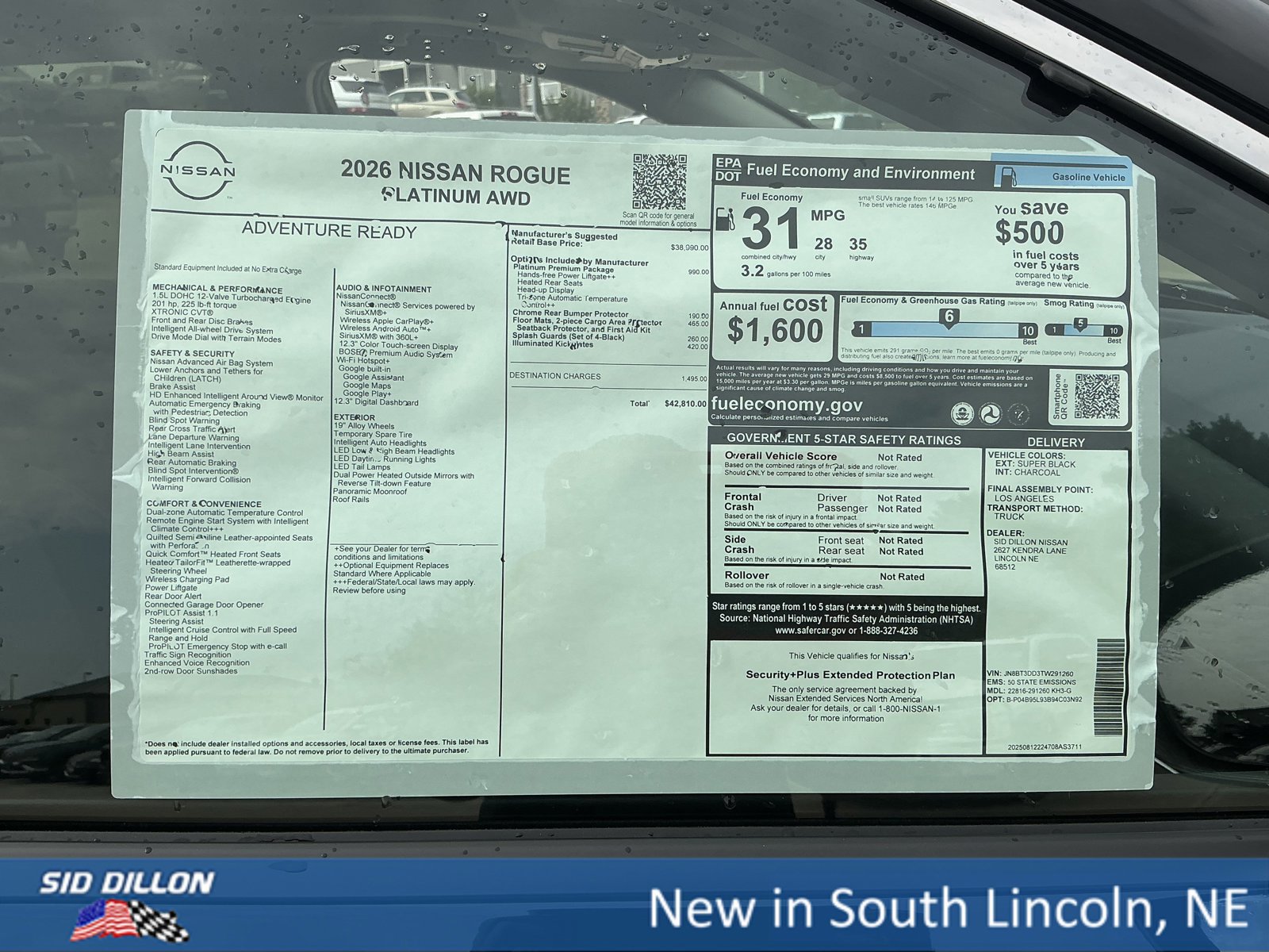 New 2026 Nissan Rogue Platinum w/ Platinum Premium Package image 13