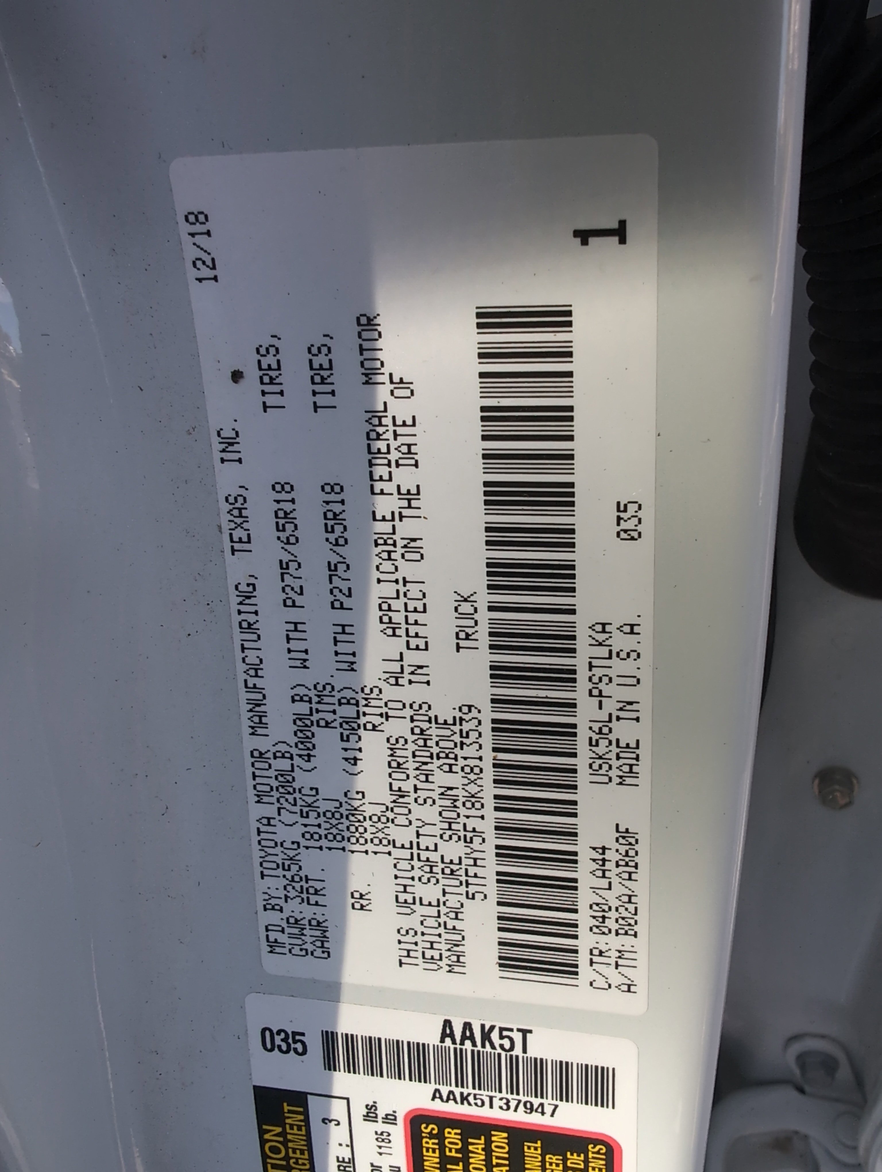Used 2019 Toyota Tundra Limited w/ TRD Off Road Package AWD/4WD image 35