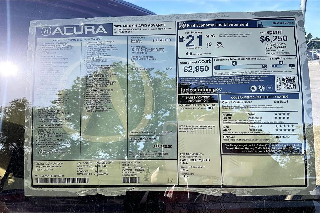 New 2026 Acura MDX SH-AWD w/ Advance Package image 41