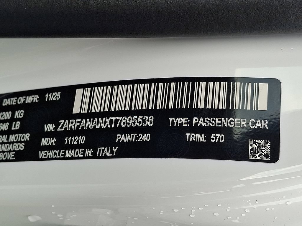 New 2026 Alfa Romeo Giulia AWD w/ Driving Assist Package image 14