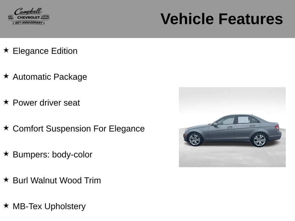 Used 2011 Mercedes-Benz C 300 Sedan image 5