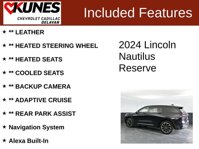 Used 2024 Lincoln Nautilus Reserve AWD/4WD image 3