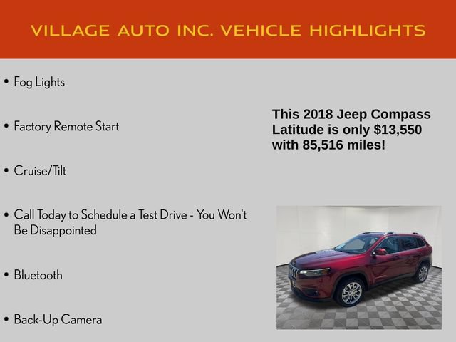Used 2018 Jeep Compass Latitude w/ Popular Equipment Group AWD/4WD image 14