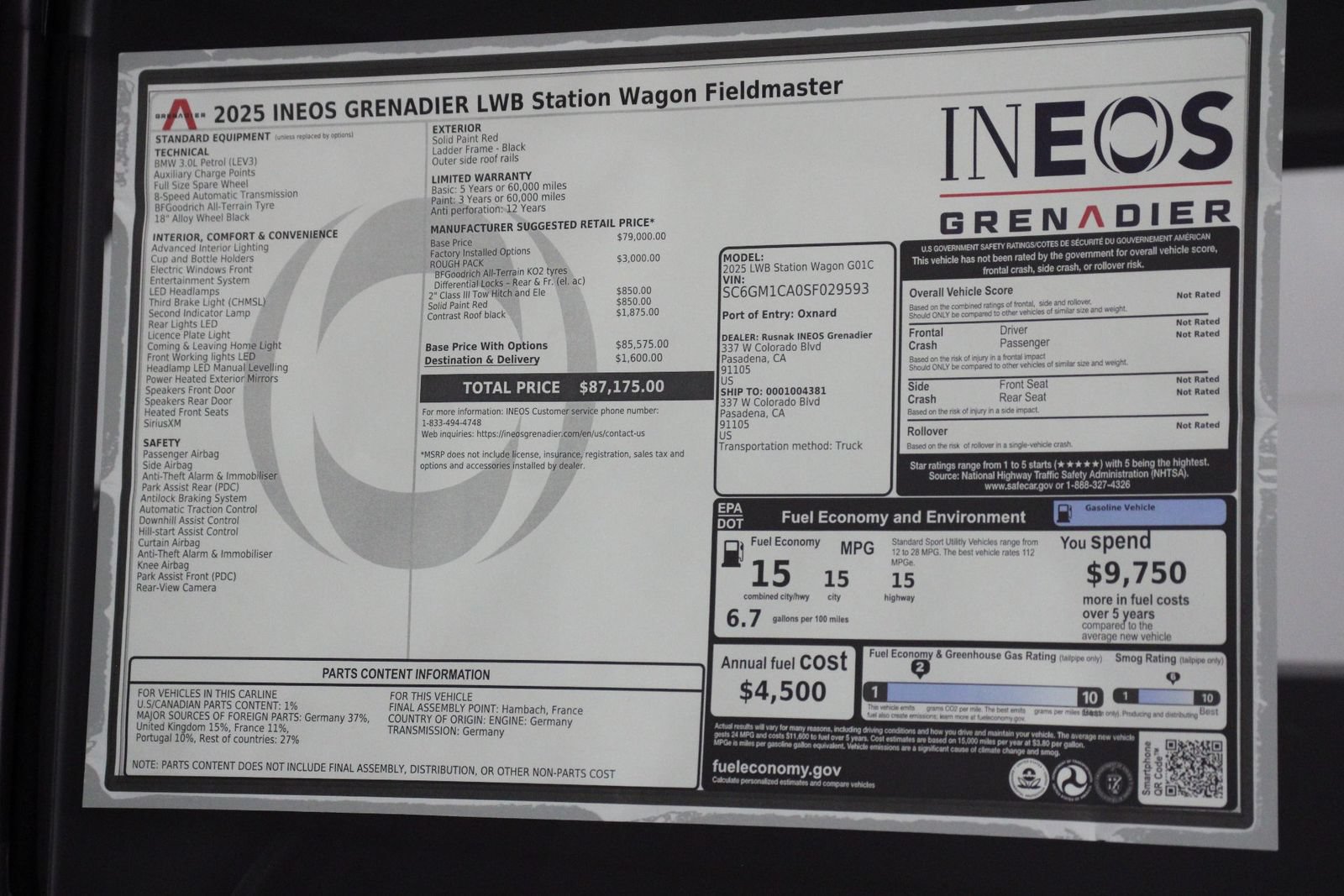 Used 2025 INEOS Grenadier AWD/4WD image 25