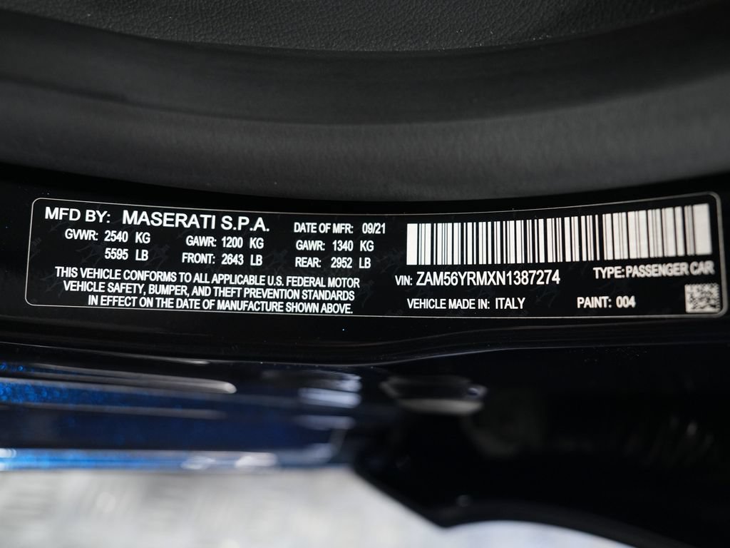 Used 2022 Maserati Quattroporte Modena Q4 AWD/4WD image 15
