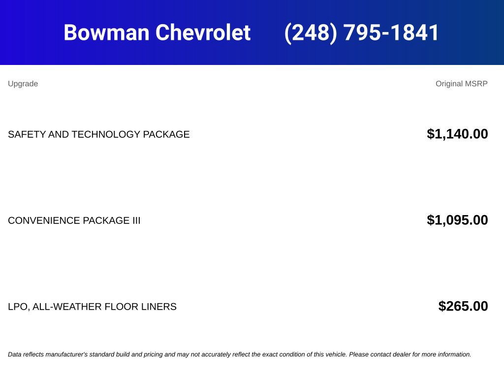 New 2027 Chevrolet Equinox RS w/ Safety and Technology Package AWD/4WD image 5