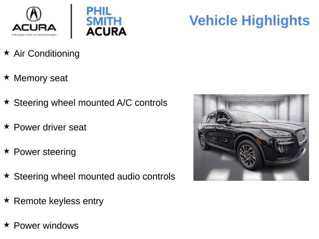 Used 2020 Lincoln Corsair FWD w/ Rear Removable Package Tray image 12