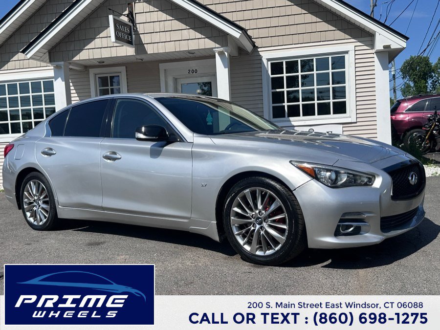 Used 2014 INFINITI Q50 Premium w/ Spare Tire Package RWD image 1