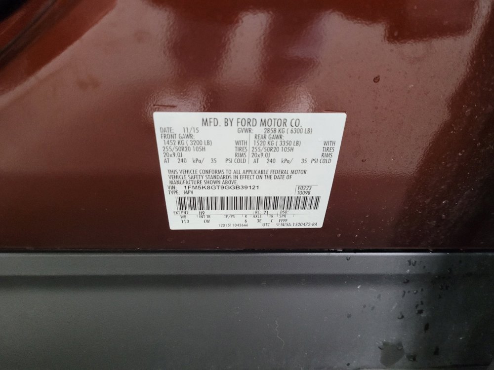 Used 2016 Ford Explorer Sport w/ Equipment Group 401A image 33