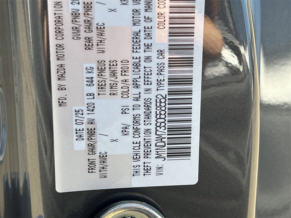 New 2025 MAZDA MX-5 Miata RF Grand Touring image 24