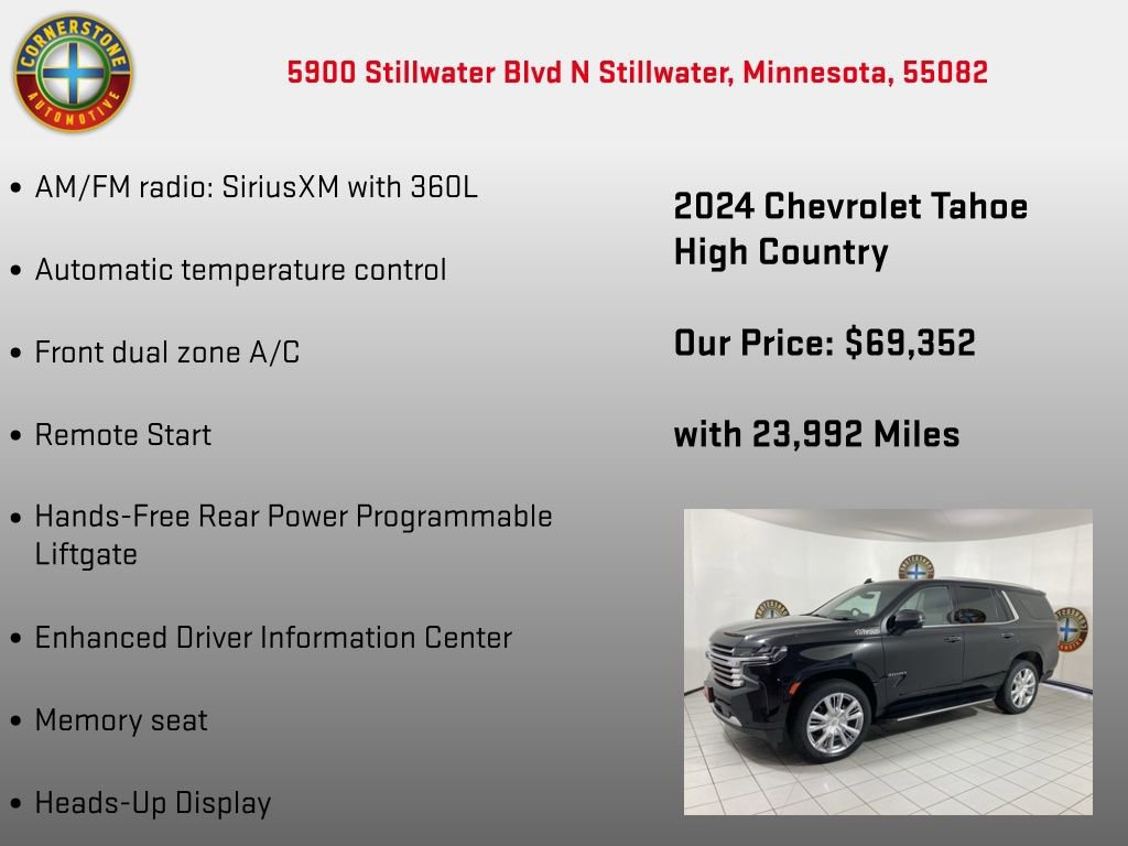 Used 2024 Chevrolet Tahoe High Country image 10