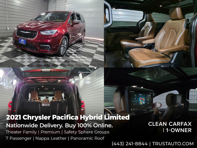Used 2021 Chrysler Pacifica Limited w/ Uconnect Theater Family Group FWD image 1