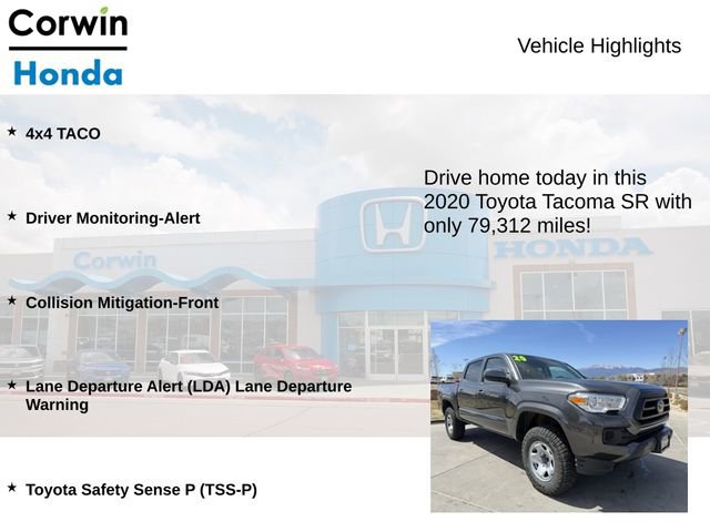Used 2020 Toyota Tacoma SR AWD/4WD image 6