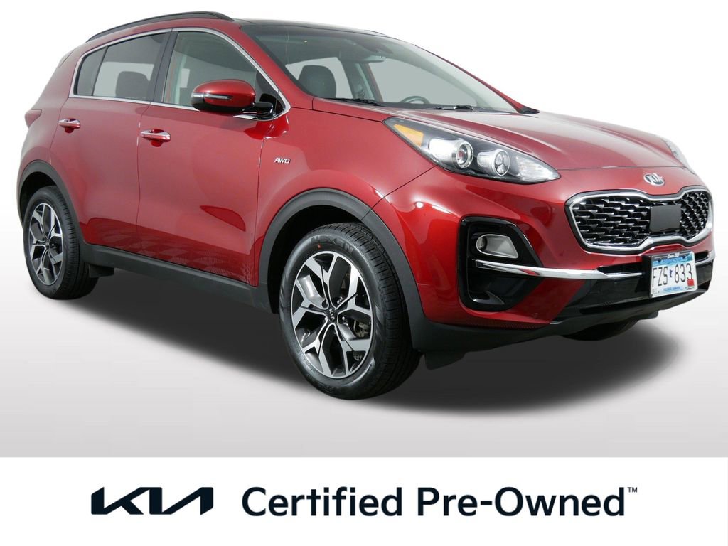 Certified 2021 Kia Sportage EX w/ EX Technology Package AWD/4WD image 1