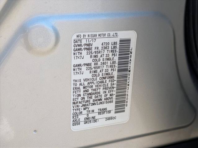 Used 2018 Nissan Rogue S AWD/4WD image 22