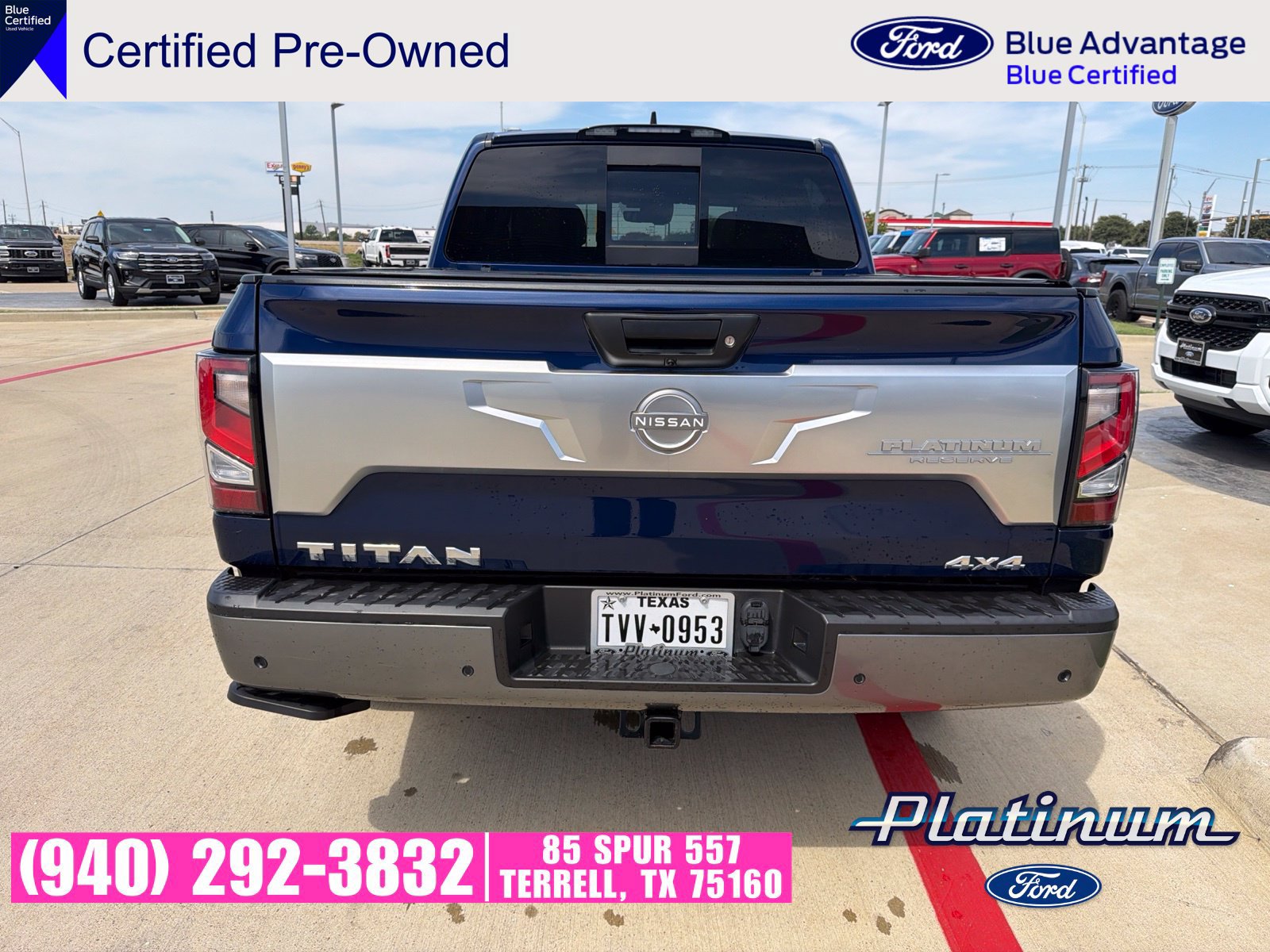 Used 2023 Nissan Titan Platinum Reserve w/ Moonroof Package AWD/4WD image 23