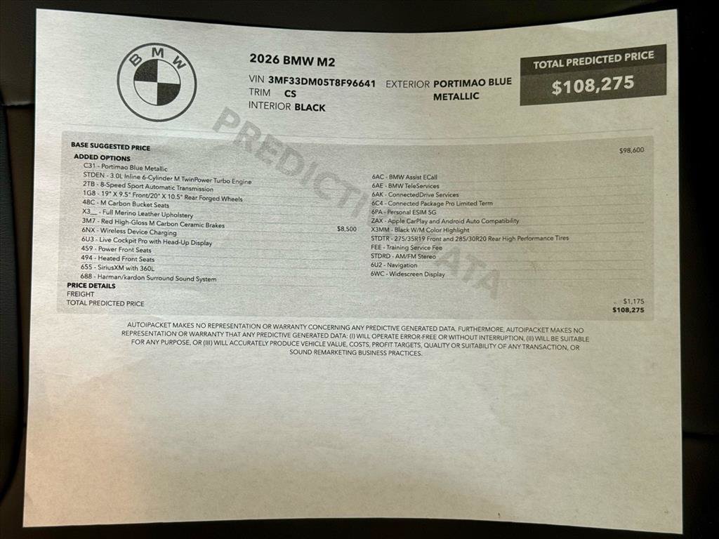 Used 2026 BMW M2 CS RWD image 48