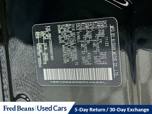 Used 2024 Nissan Armada Platinum w/ Captain's Chairs Package AWD/4WD image 35