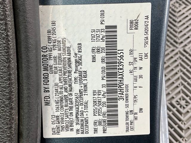 Used 2012 Ford Fusion SE image 28