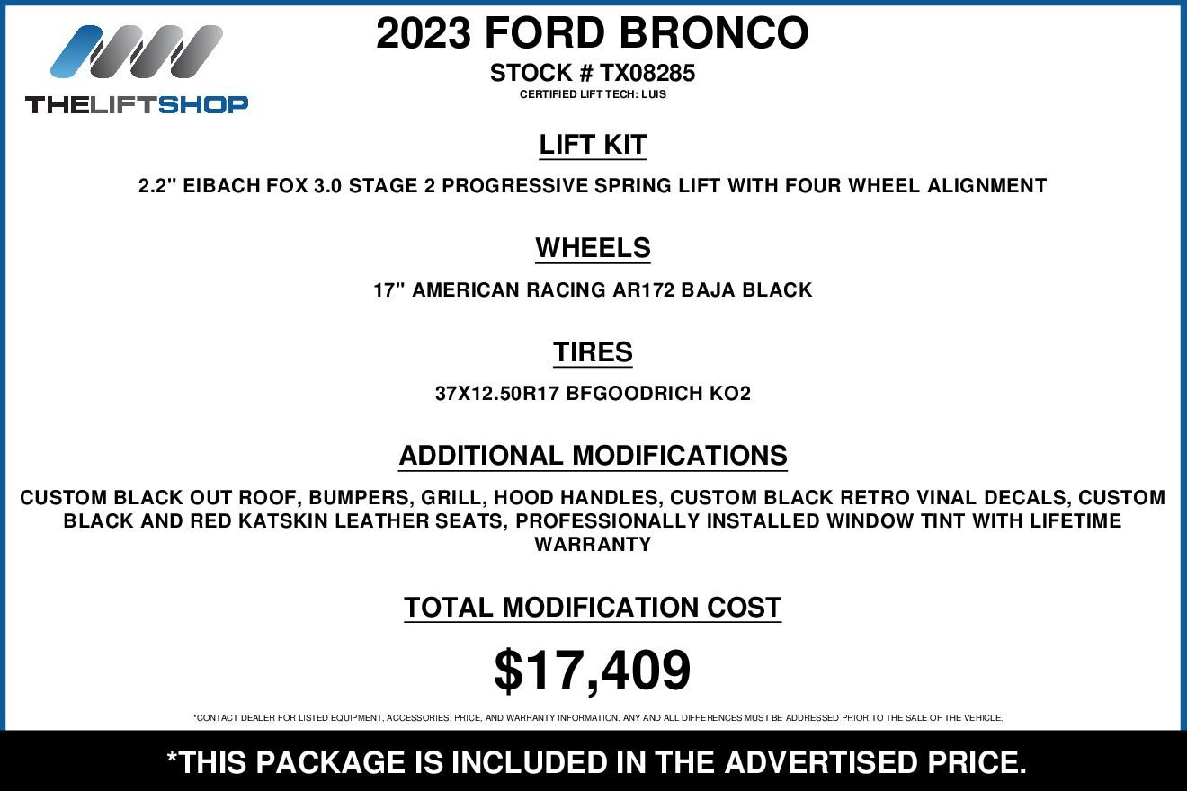 Used 2023 Ford Bronco Heritage Edition image 2