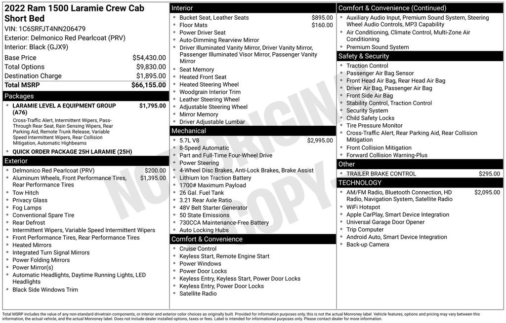 Used 2022 RAM 1500 Laramie AWD/4WD image 35