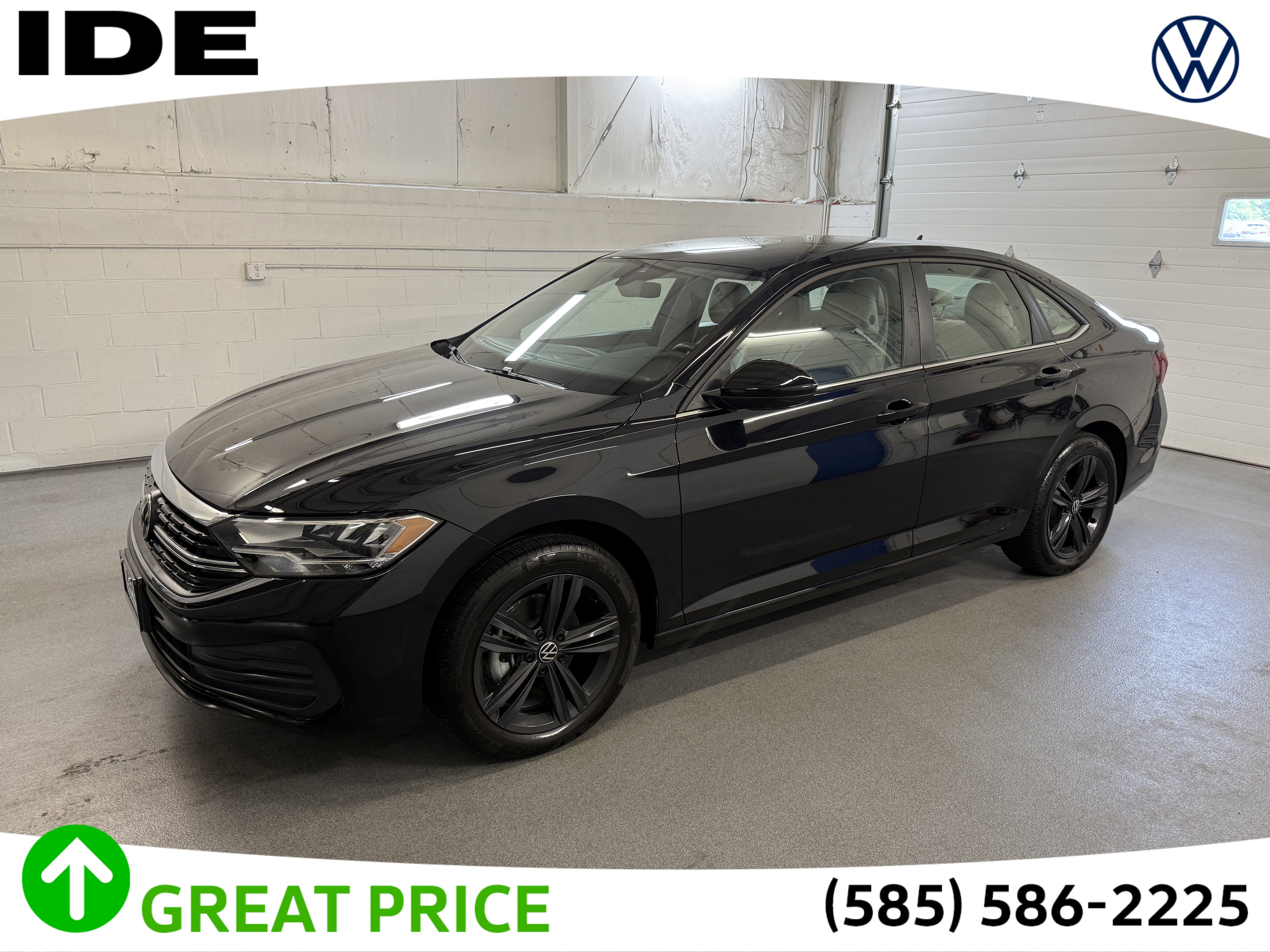 Certified 2023 Volkswagen Jetta SE w/ Black Wheel Package