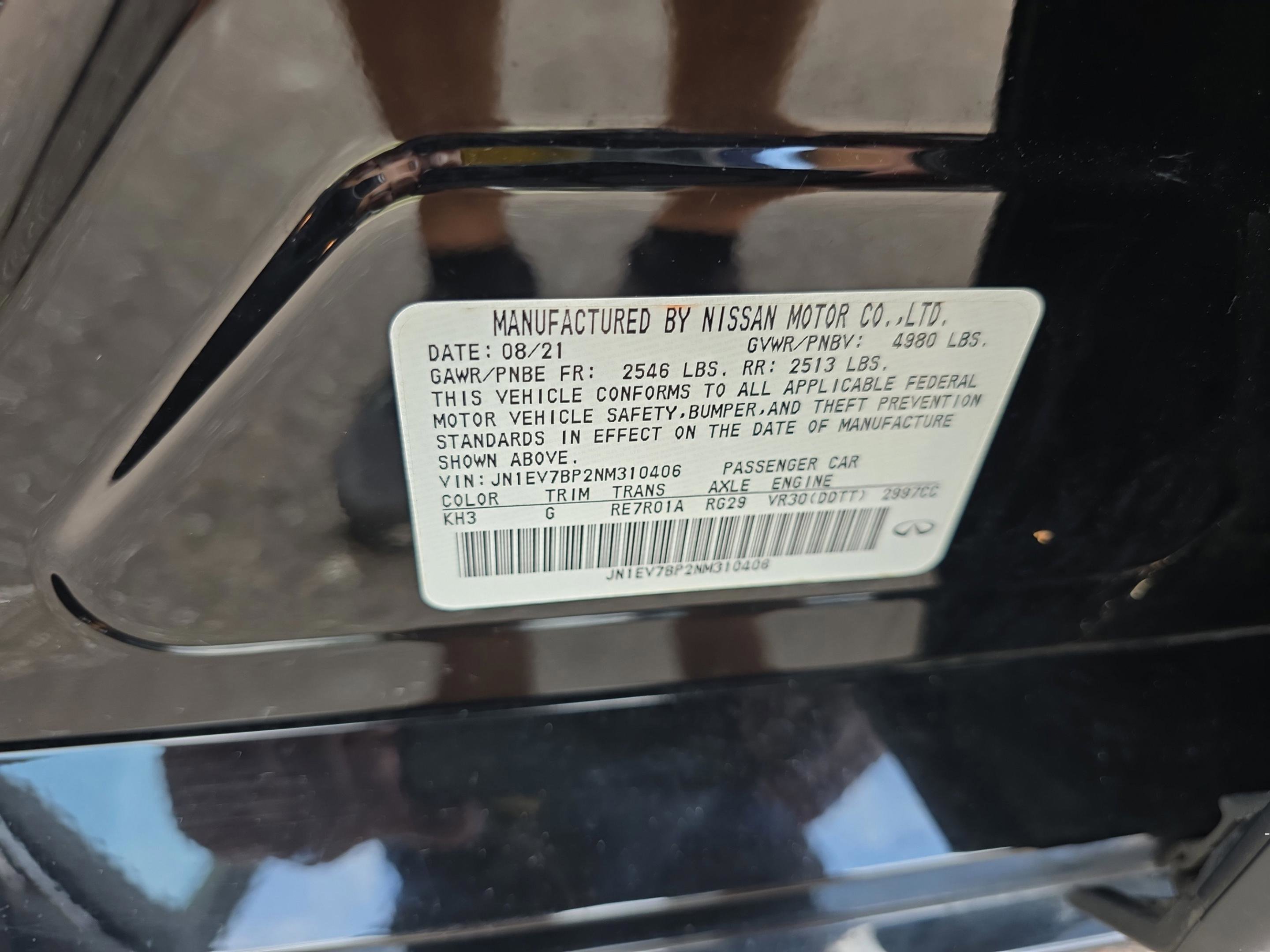 Used 2022 INFINITI Q50 Luxe w/ Cargo Package image 29