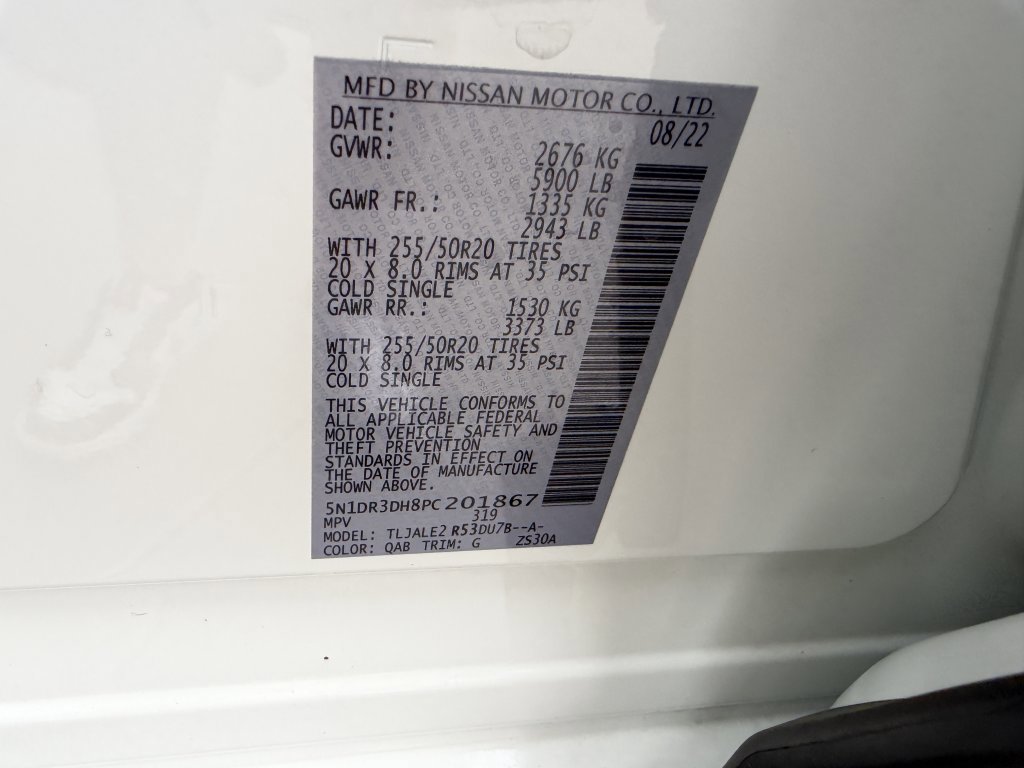 Used 2023 Nissan Pathfinder Platinum image 45