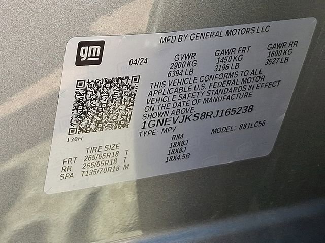 Used 2024 Chevrolet Traverse Z71 AWD/4WD image 29