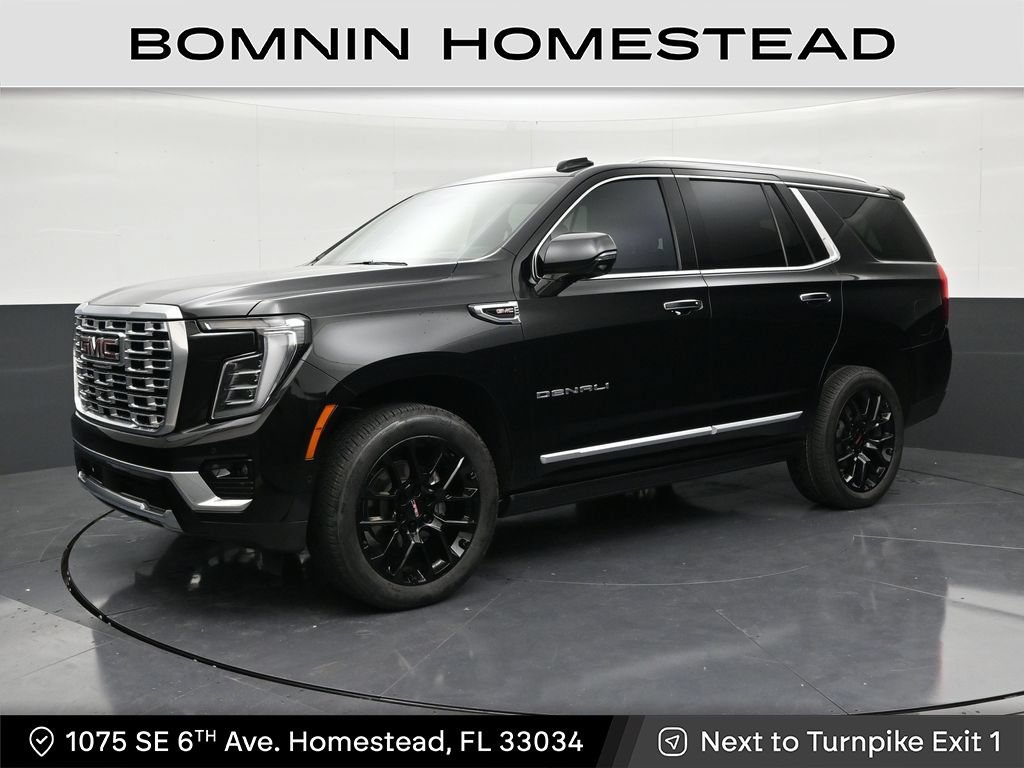 Used 2025 GMC Yukon Denali w/ Sun & Power Step Package RWD image 1