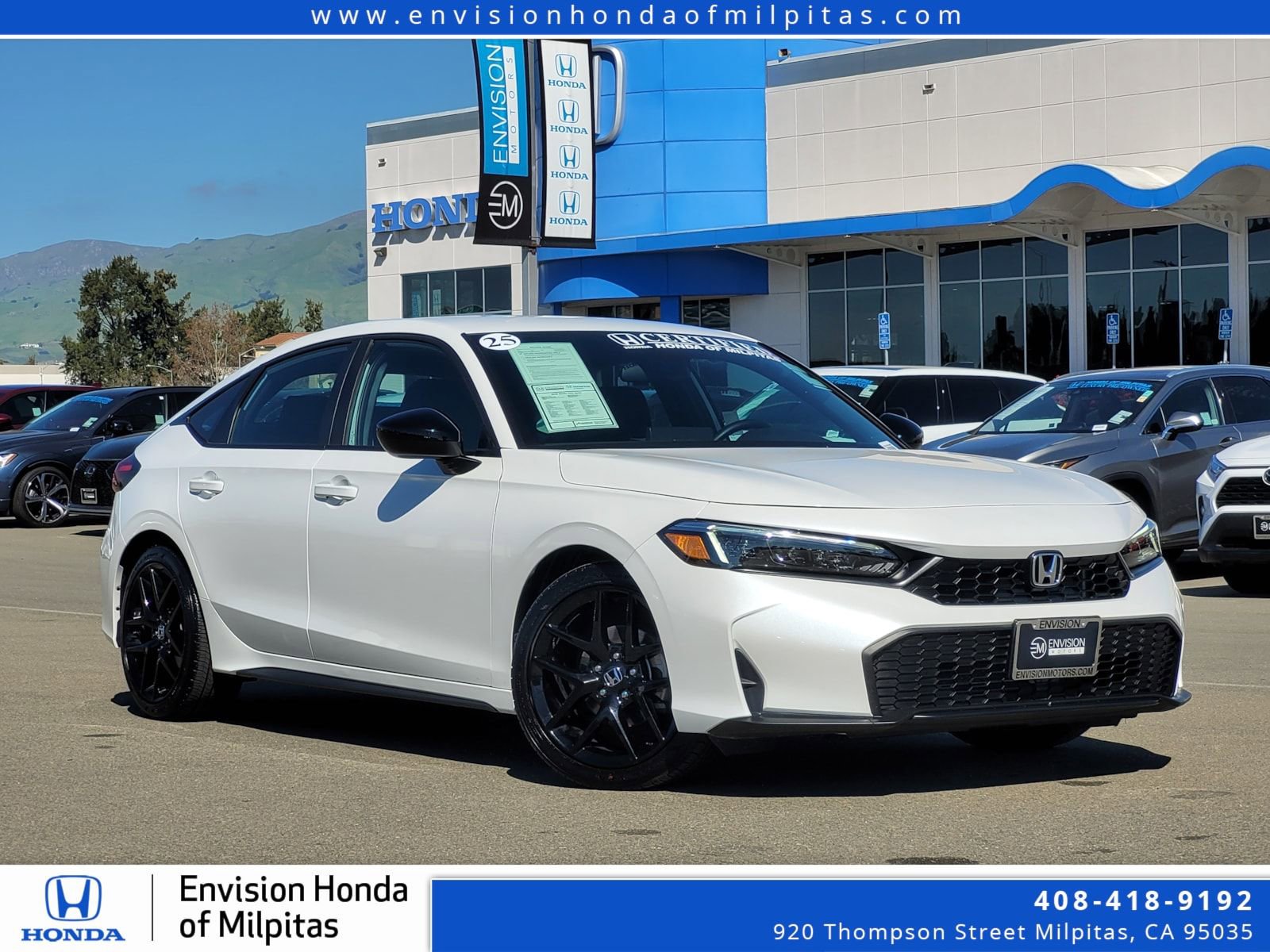 Certified 2025 Honda Civic Sport