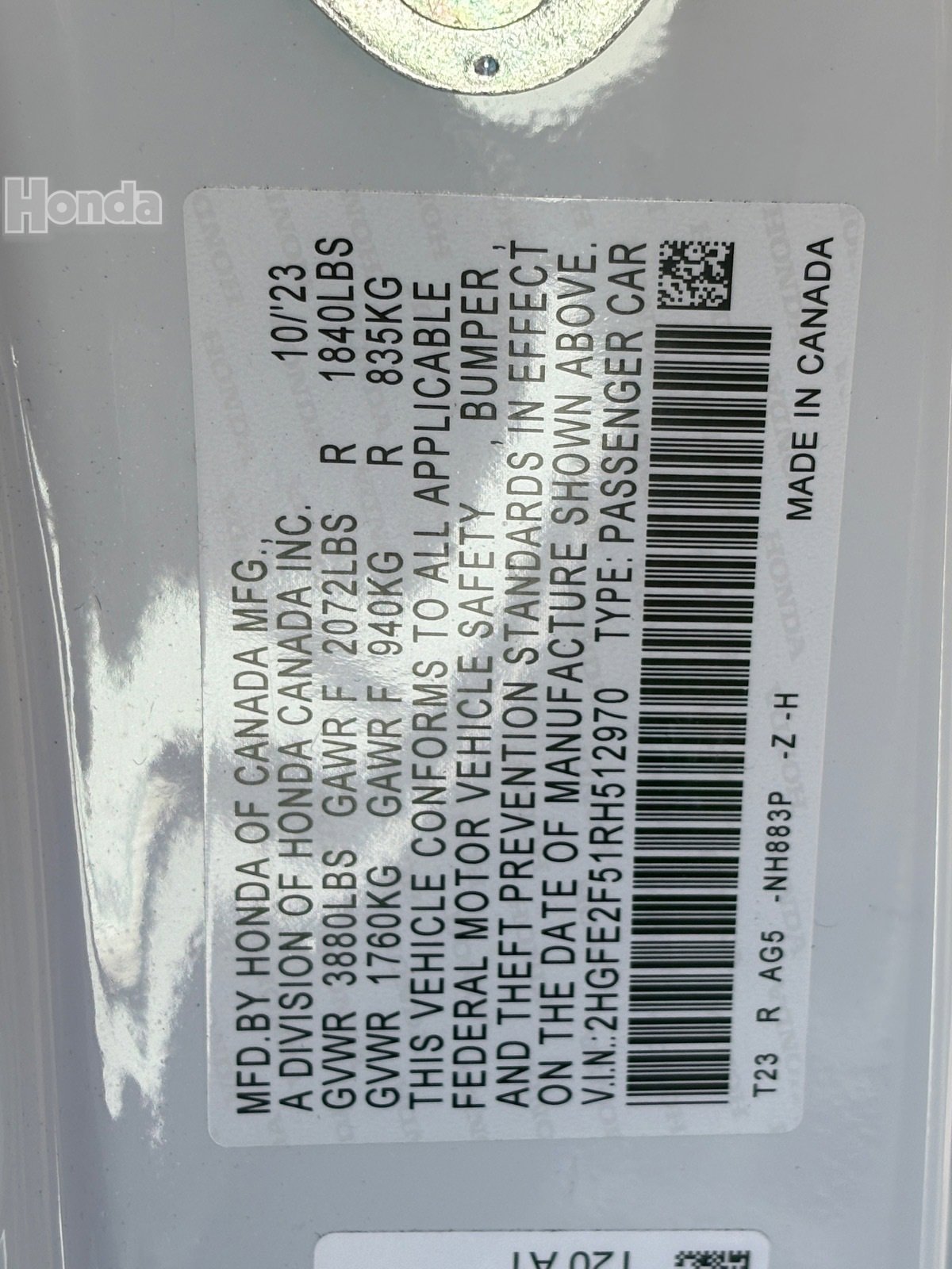 Used 2024 Honda Civic Sport image 32