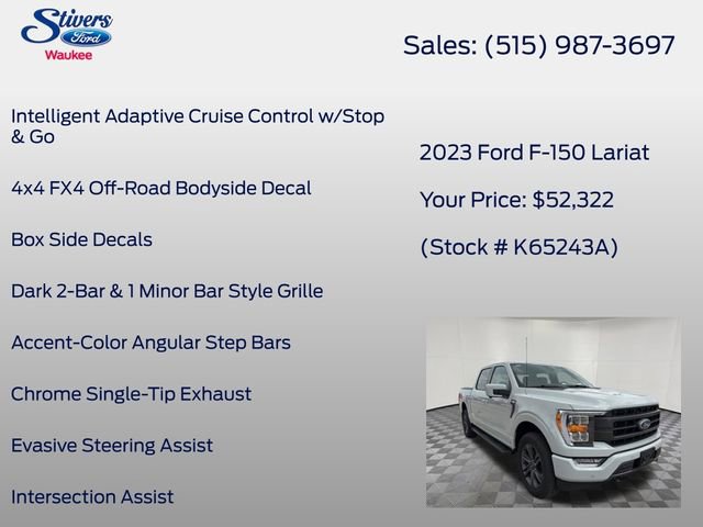 Certified 2023 Ford F150 Lariat w/ Max Trailer Tow Package AWD/4WD image 29