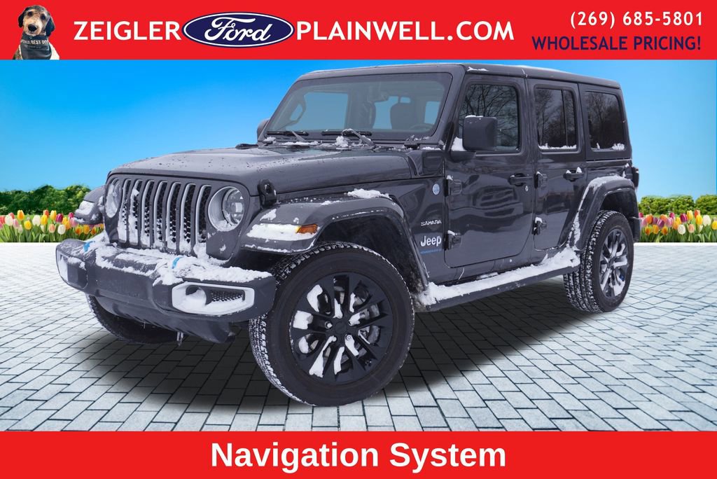 Used 2023 Jeep Wrangler Unlimited Sahara w/ Cold Weather Group image 1