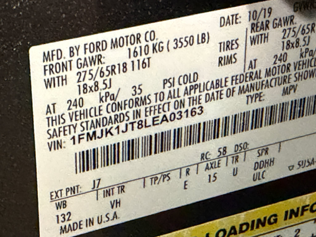 Used 2020 Ford Expedition Max XLT w/ Equipment Group 202A AWD/4WD image 55