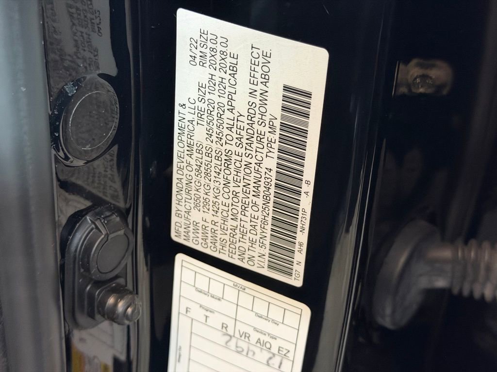 Used 2022 Honda Pilot Special Edition image 21