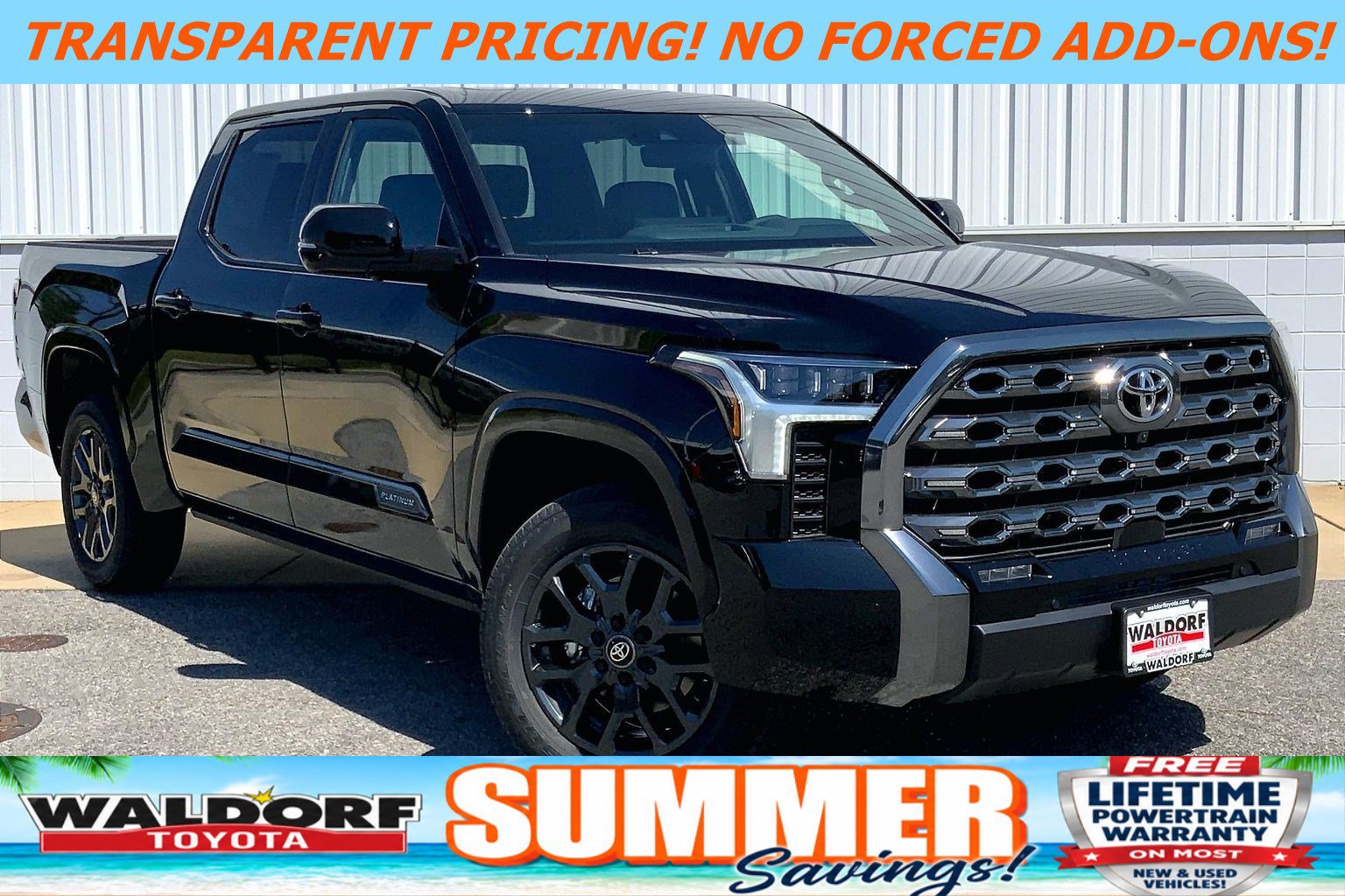 New 2026 Toyota Tundra Platinum