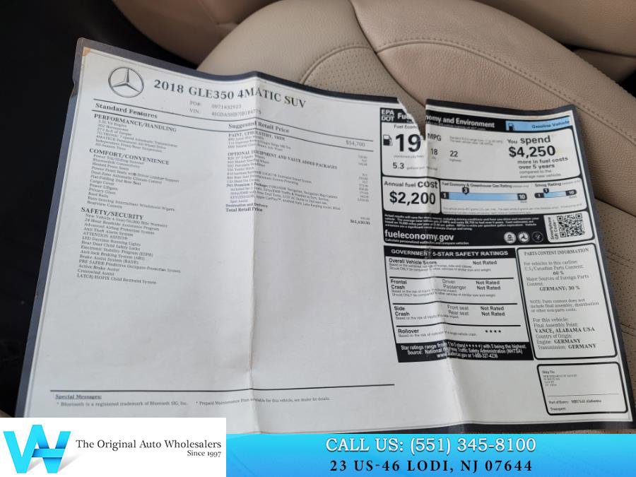 Used 2018 Mercedes-Benz GLE 350 4MATIC image 26