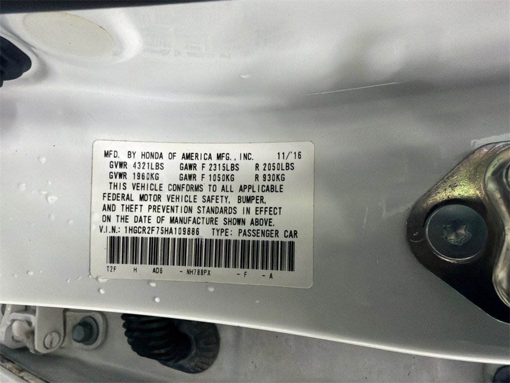 Used 2017 Honda Accord EX image 33