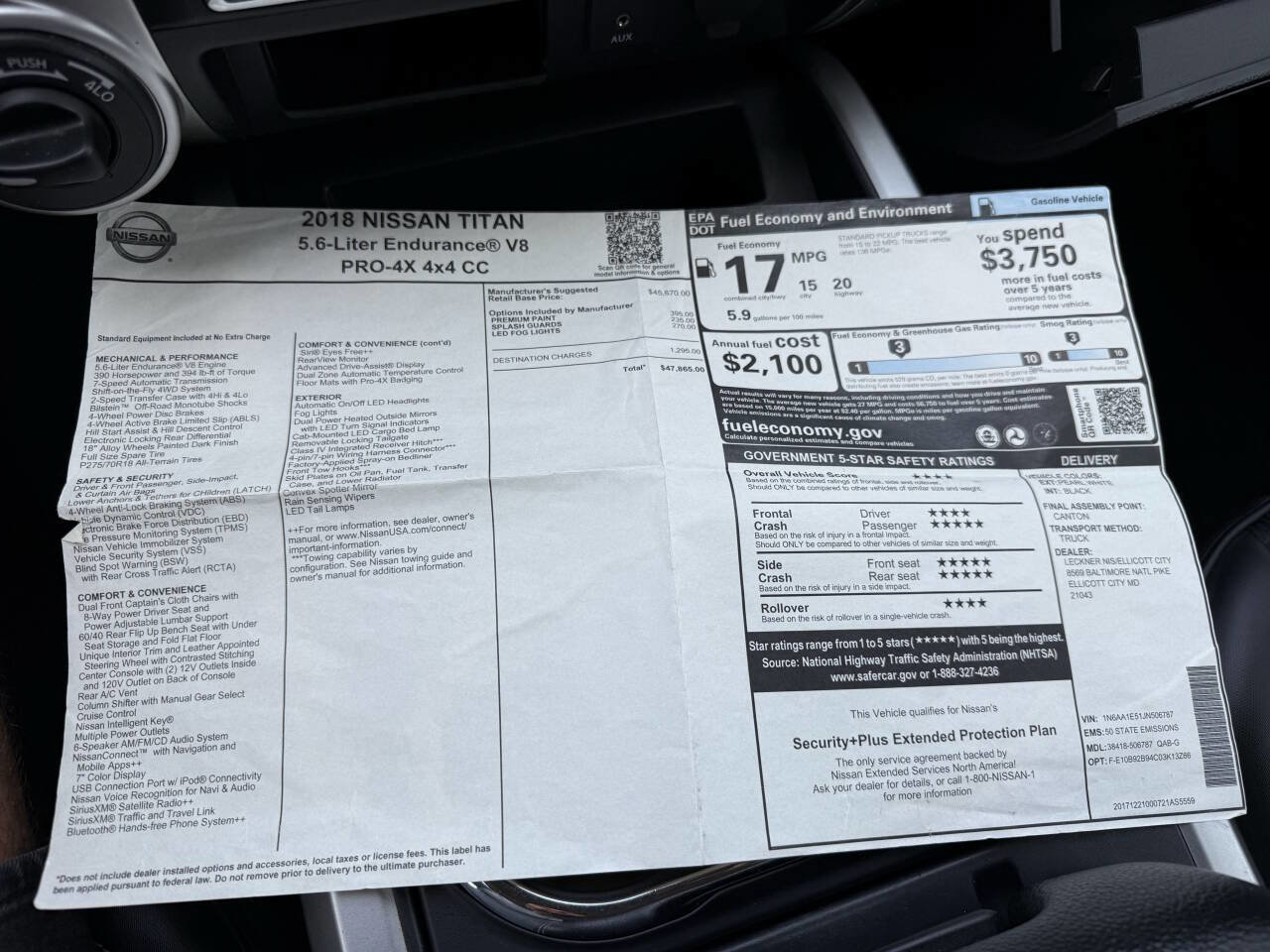 Used 2018 Nissan Titan PRO-4X image 18