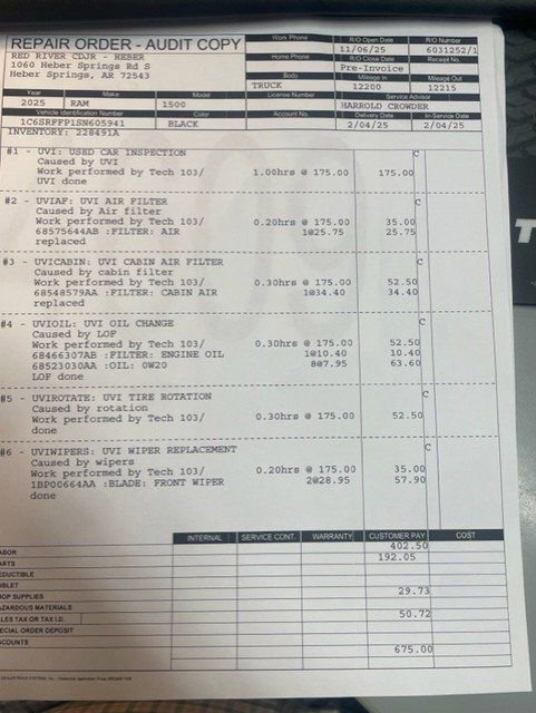 Used 2025 RAM 1500 Big Horn image 29