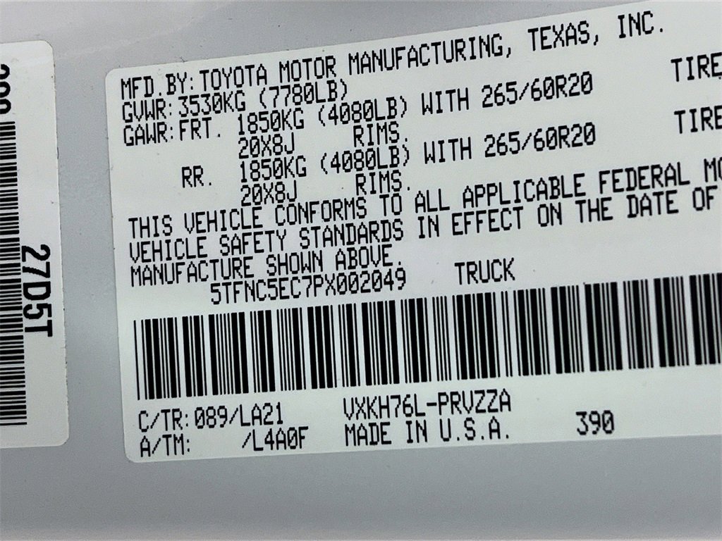 Used 2023 Toyota Tundra Platinum w/ Advanced Package image 28