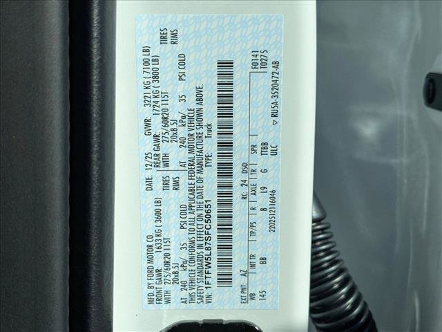 New 2025 Ford F150 Lariat w/ Equipment Group 502A High image 17