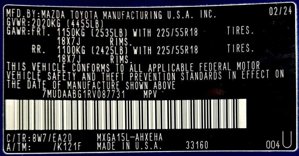 Certified 2024 Toyota Corolla Cross XLE w/ Convenience Package AWD/4WD image 24