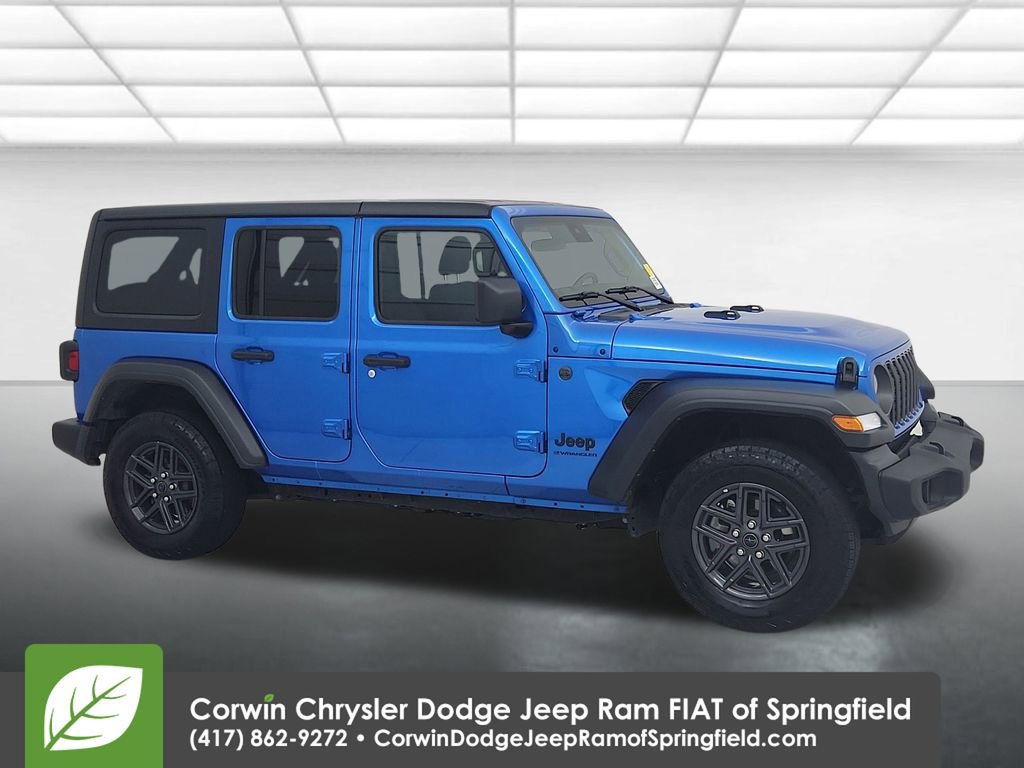 Certified 2024 Jeep Wrangler Sport S