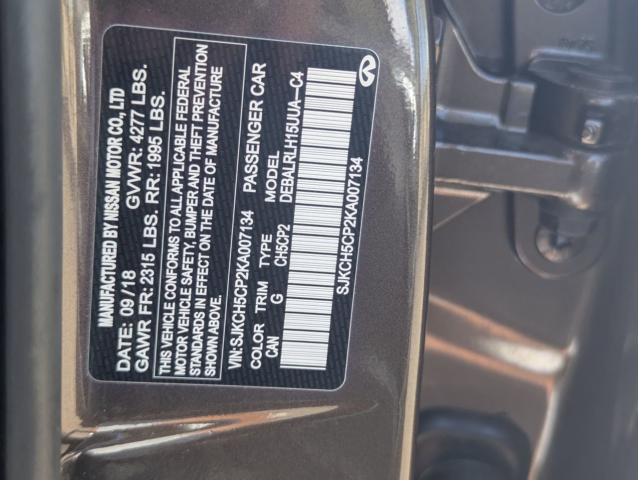 Certified 2019 INFINITI QX30 w/ Cargo Package image 30