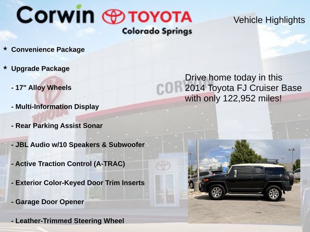 Used 2014 Toyota FJ Cruiser 4WD w/ Upgrade Package image 7
