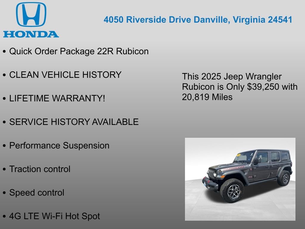 Used 2025 Jeep Wrangler Rubicon image 7